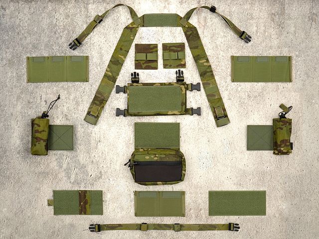 Розвантажувальний жилет Emerson Chest Rig Micro MK3 Ranger Green 24204 фото