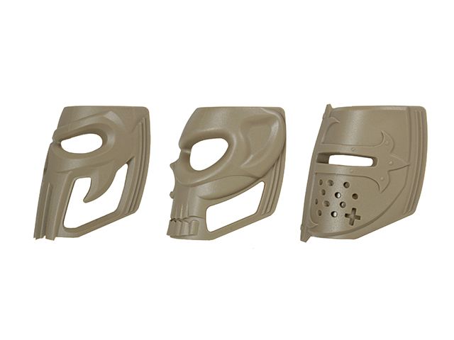 Накладки на магазиноприймач Kublai Ornamental Replaceable Mask Grip Set 3pcs Dark Earth 13353 фото