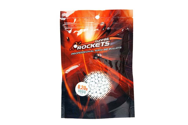 Страйкбольні кулі Rockets Professional 0,20g 1000 шт 5660 фото