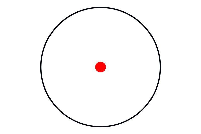 Коліматорний приціл Red Dot 1X30 Reflex Sight Theta Optics 18632 фото