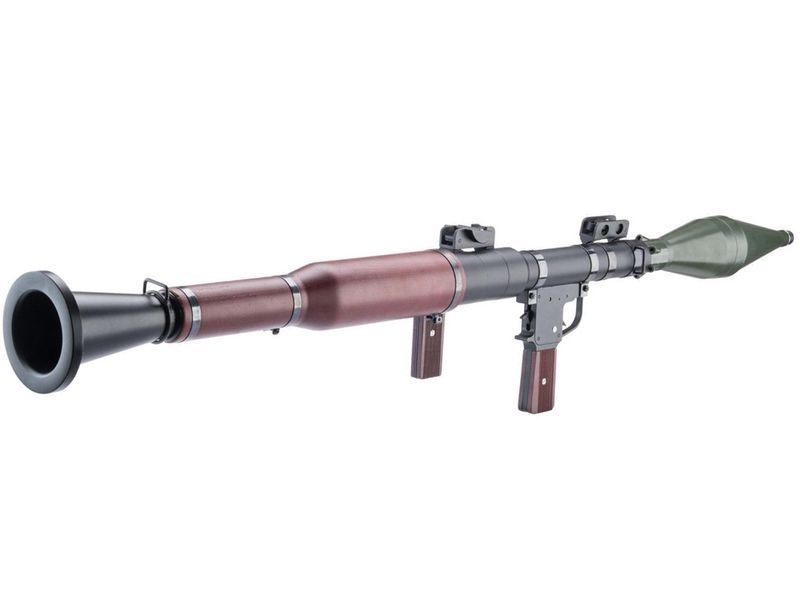 Страйкбольный гранатомет GK Tactical RPG-7 Real Wood 40mm Rocket / Grenade Launcher 33678 фото