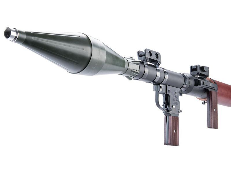 Страйкбольный гранатомет GK Tactical RPG-7 Real Wood 40mm Rocket / Grenade Launcher 33678 фото