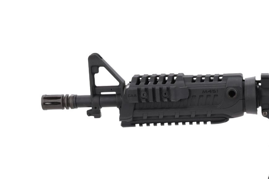 Страйкбольна штурмова гвинтівка King Arms CAA M4 CQB Advance Series airsoft Carbine Black 34165 фото