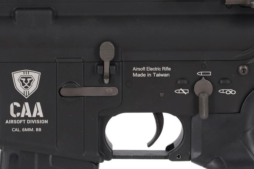 Страйкбольна штурмова гвинтівка King Arms CAA M4 CQB Advance Series airsoft Carbine Black 34165 фото