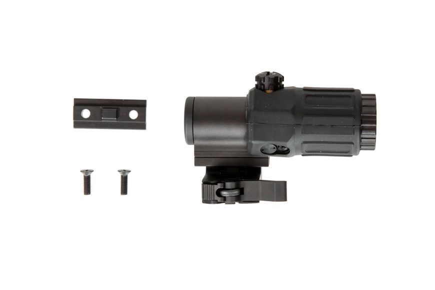 Магніфер JJ Airsoft Magnifier 3x with Killflash Cover Black 34521 фото