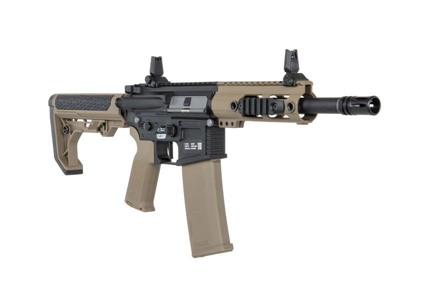 Страйкбольна штурмова гвинтівка Specna Arms SA-F04-RL Flex HAL ETU&trade; Light Ops/New Receiver Half-Tan 32166 фото