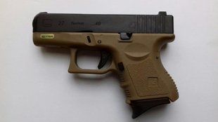 Страйкбольный пистолет WE Glock E27 GBB Tan 18624 фото