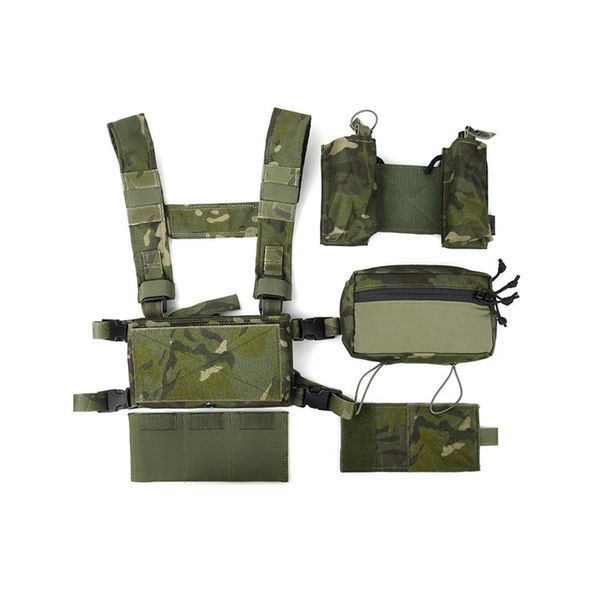 Розвантажувальний жилет TMC Modular Lightweight Chest Rig Full Set Multicam Tropic 23700 фото