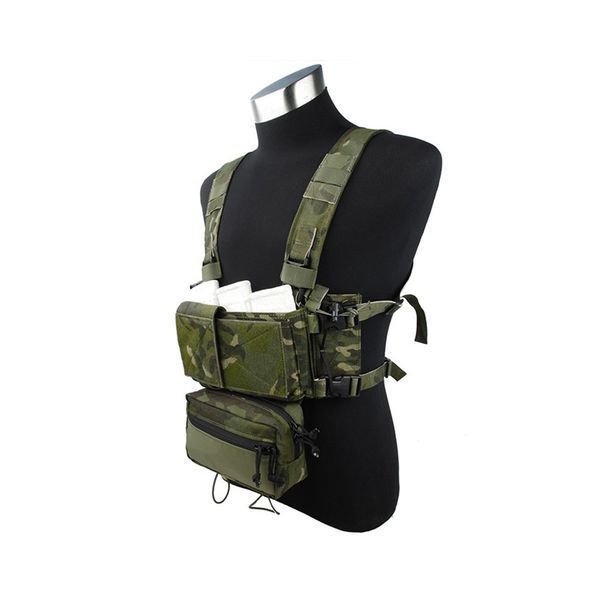 Розвантажувальний жилет TMC Modular Lightweight Chest Rig Full Set Multicam Tropic 23700 фото