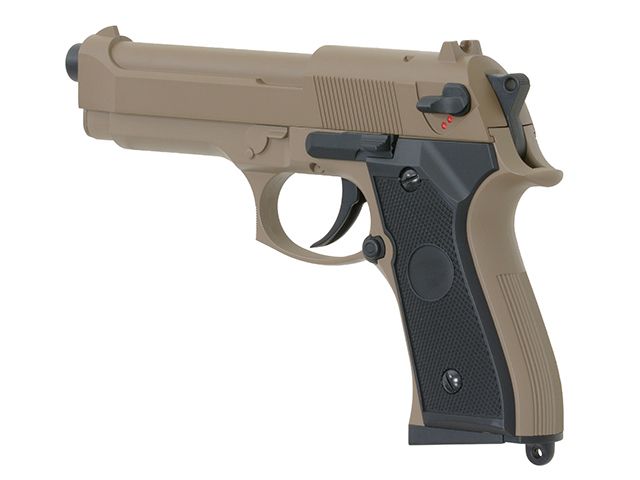 Страйкбольний пістолет Cyma Beretta M92F/M9 CM.126 AEP Tan 5663 фото