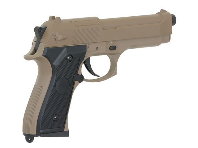 Страйкбольний пістолет Cyma Beretta M92F/M9 CM.126 AEP Tan 5663 фото