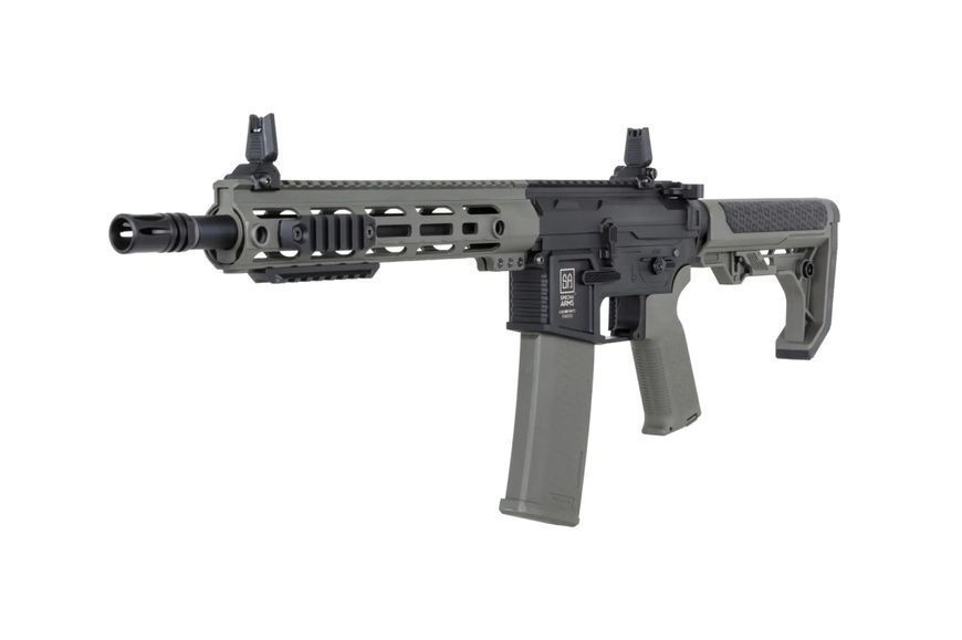 Страйкбольна штурмова гвинтівка Specna Arms SA-F05-RL Flex BLDC Light Ops Stock/ HAL ETU Gen. 2 Olive 34707 фото