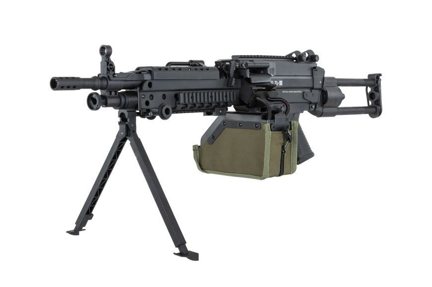 Страйкбольний кулемет Specna Arms SA-F249 Para Flex Gate X-ASR Black 32167 фото