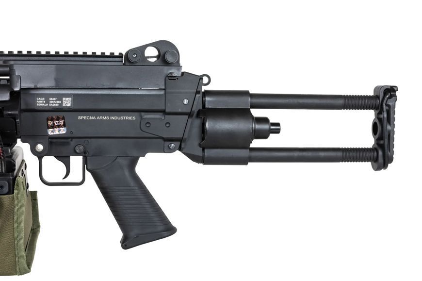 Страйкбольний кулемет Specna Arms SA-F249 Para Flex Gate X-ASR Black 32167 фото