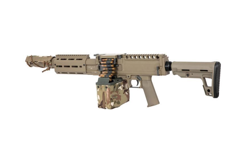 Страйкбольний кулемет Secutor Aquila VII LMG Tan 31575 фото