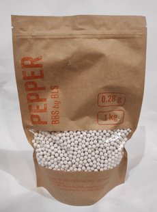 Страйкбольні кулі Pepper By BLS Precision 0,28g 1kg 20920 фото