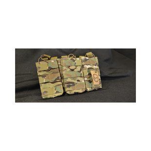 Підсумок Cork Gear Tactical Open-Top Triple Mag Pouch Multicam 23709 фото