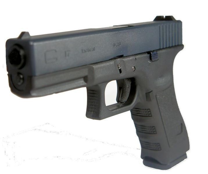 Страйкбольный пистолет WE Glock 17 Gen3. WE-057 GBB Black 299 фото