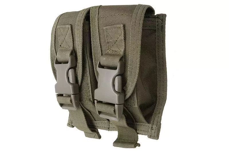 Підсумок гранатний GFC Tactical Double grenade pouch Olive 35509 фото