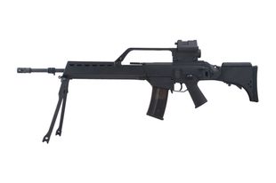 Страйкбольна штурмова гвинтівка Specna Arms G36 SA-G13V EBB Carbine Replica - black 17916 фото