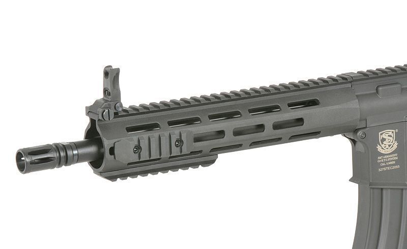 Страйкбольна штурмова гвинтівка S&T M4 Carbine 11.5" Airsoft Assault Rifle Sports Line ETU Black 33293 фото