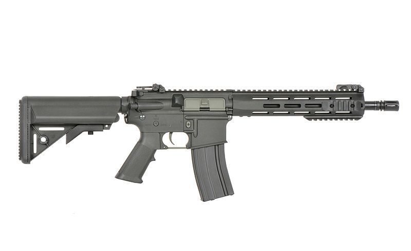Страйкбольна штурмова гвинтівка S&T M4 Carbine 11.5" Airsoft Assault Rifle Sports Line ETU Black 33293 фото