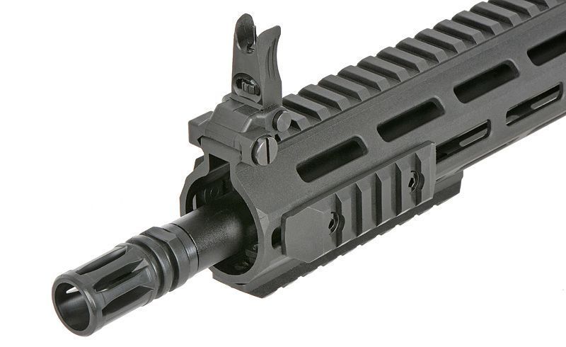 Страйкбольна штурмова гвинтівка S&T M4 Carbine 11.5" Airsoft Assault Rifle Sports Line ETU Black 33293 фото