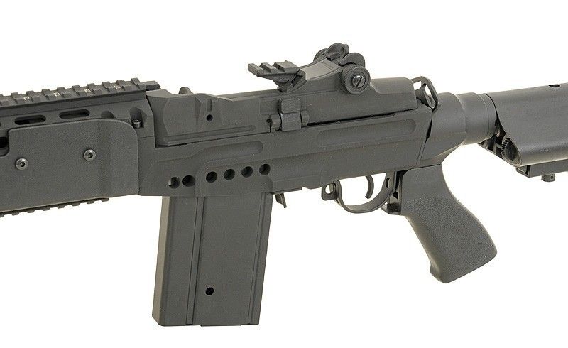 Страйкбольна штурмова гвинтівка Cyma M14 EBR Black 26 фото