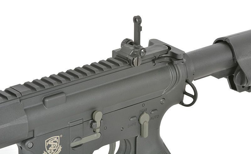 Страйкбольна штурмова гвинтівка S&T M4 Carbine 11.5" Airsoft Assault Rifle Sports Line ETU Black 33293 фото