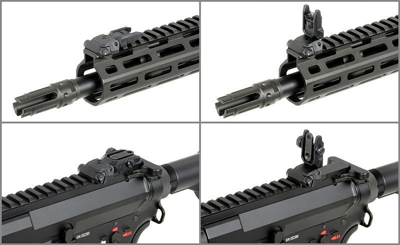 Страйкбольна штурмова гвинтівка Cyma Platinum CM.097 AEG Black 33137 фото