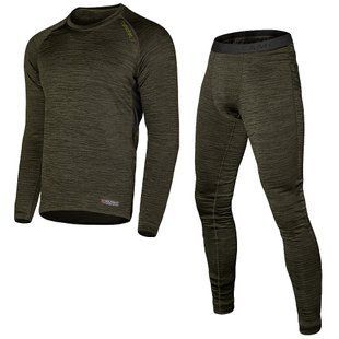 Термобелье Camo-Tec Polarheat Quadro Stretch Pro Melange Olive Size M 23344-m фото