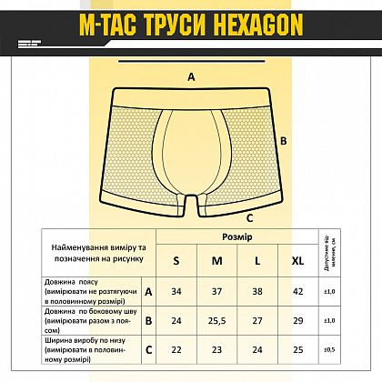 Труси М-Тас Hexagon Olive Size S 22021-s фото