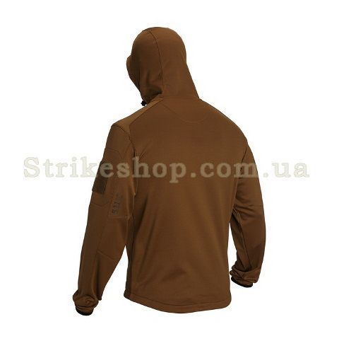 Толстовка 5.11 Reactor FZ Tactical Hoodie Battle Brown Size L 17573-l фото