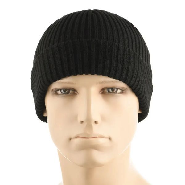 Шапка в'язана M-Tac 100% акрил Black Size L/XL 17471-l/xl фото