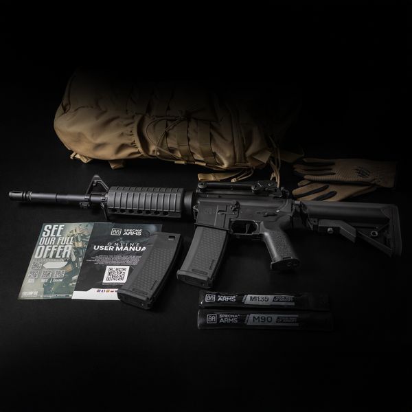 Страйкбольна штурмова гвинтівка Specna Arms RRA SA-P01 Prime Hal Etu High Torque Version Black 33578 фото