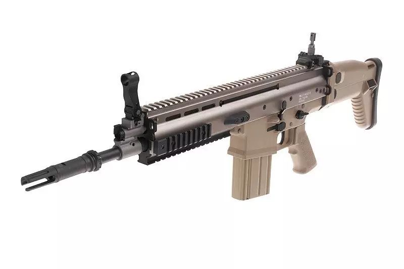 Страйкбольна штурмова гвинтівка WE H MK17 Mod 0 CQC Tan 28705 фото