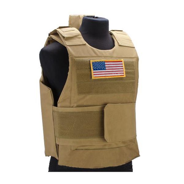 Низькопрофільний бронежилет Matrix Delta Force Style Body Armor Shell Vest Tan 24335 фото