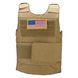 Низькопрофільний бронежилет Matrix Delta Force Style Body Armor Shell Vest Tan 24335 фото 2