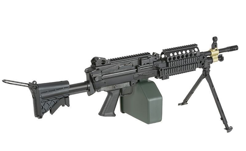 Страйкбольний кулемет A&K M249 Mk46 14744 фото