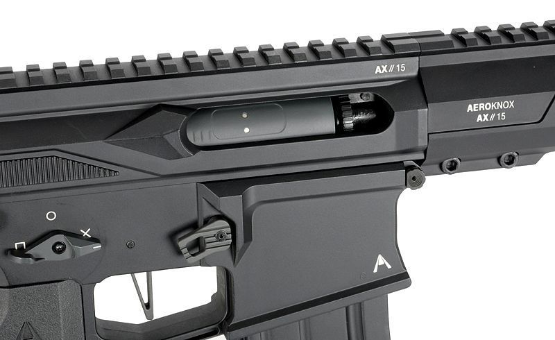 Страйкбольная штурмовая винтовка Double Eagle M920A Aeroknox AX//15 AEG Rifle ETU Wireless Black 33303 фото