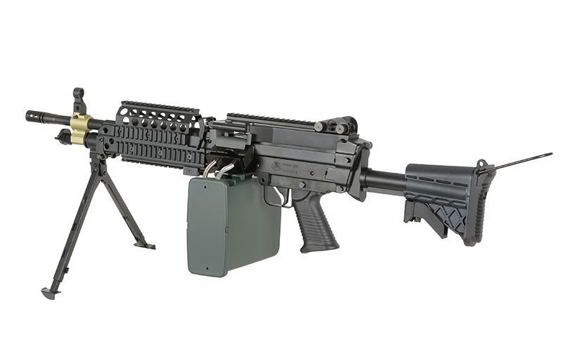 Страйкбольний кулемет A&K M249 Mk46 14744 фото