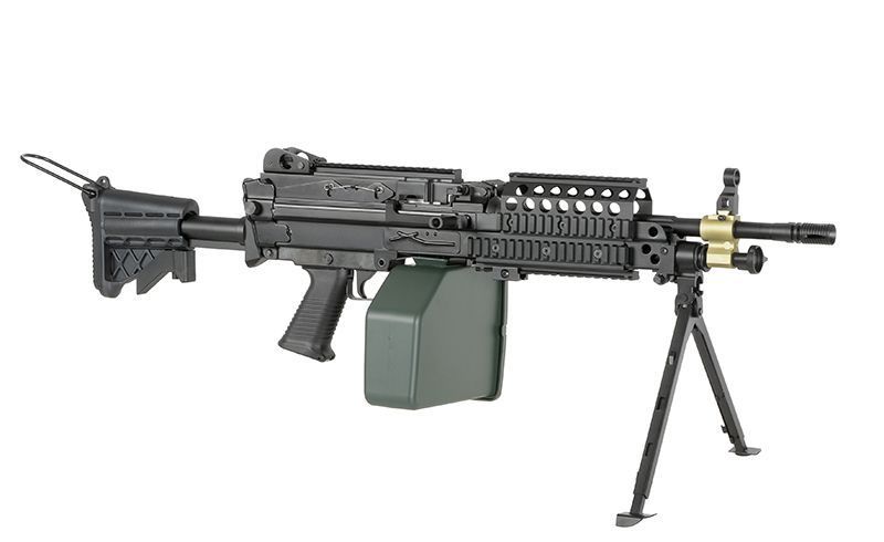 Страйкбольний кулемет A&K M249 Mk46 14744 фото