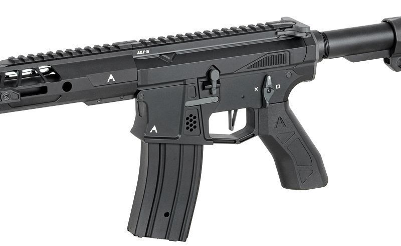 Страйкбольная штурмовая винтовка Double Eagle M920A Aeroknox AX//15 AEG Rifle ETU Wireless Black 33303 фото