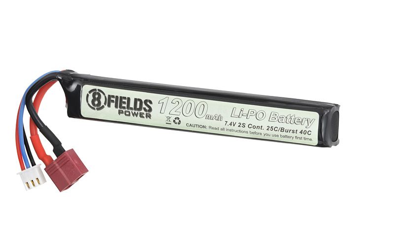 Акумулятор 8Fields LiPo 7.4V 1200mAh 25/40C T-Conector 29545 фото