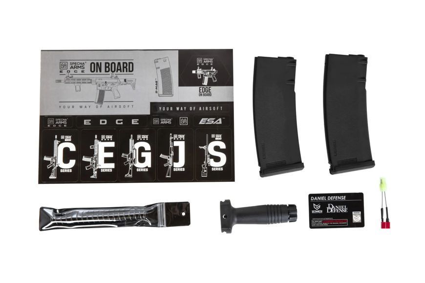Страйкбольна штурмова гвинтівка Specna Arms Daniel Defense M4 SA-E19 Edge HAL ETU Black 32328 фото