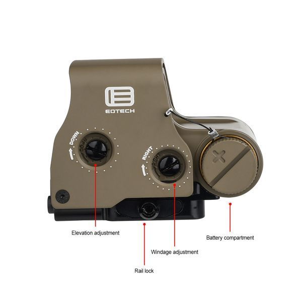 Коліматор Wadsn Red/Green Holographic Hybrid Sight - EXPS DE 35211 фото