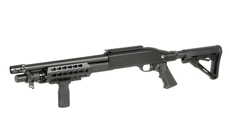 Страйкбольний дробовик CM.366M TACTICAL FULL METAL BLACK 17286 фото