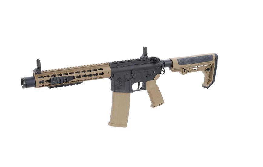 Страйкбольна штурмова гвинтівка Specna Arms RRA SA-E07 EDGE HAL 2 ETU Light Ops Stock Gen. 2 Half-Tan 33924 фото