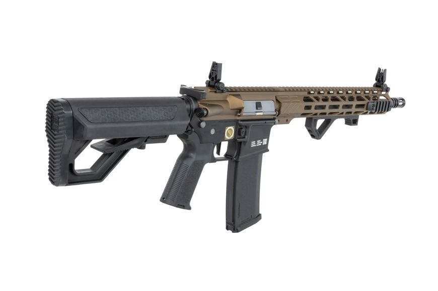 Страйкбольна штурмова гвинтівка Specna Arms SA-E24-H Edge Heavy Ops Stock HAL ETU Chaos Bronze 32619 фото