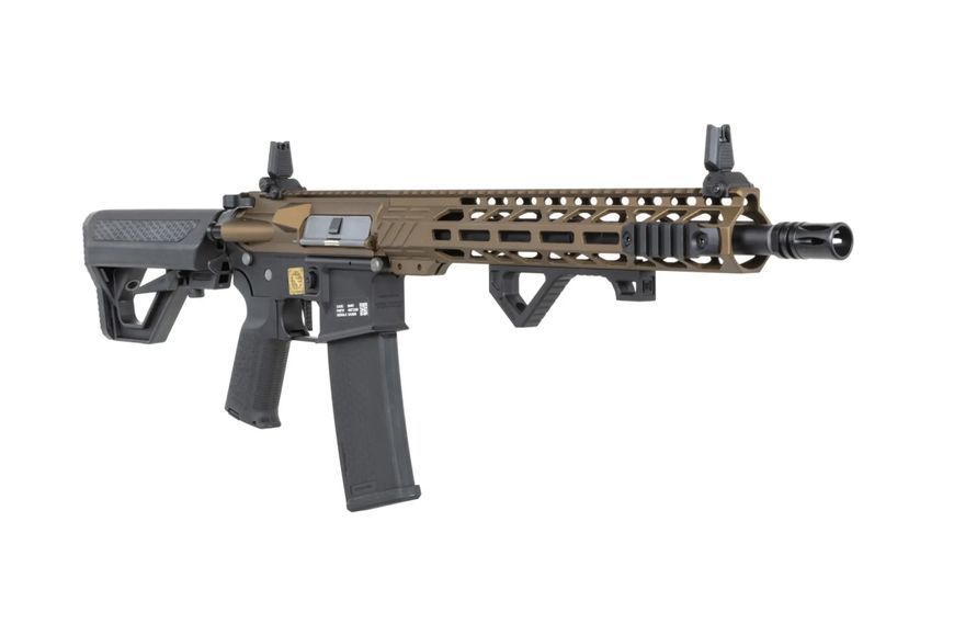 Страйкбольна штурмова гвинтівка Specna Arms SA-E24-H Edge Heavy Ops Stock HAL ETU Chaos Bronze 32619 фото